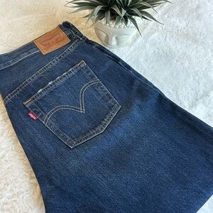 Levi's Dark Blue Denim Jeans